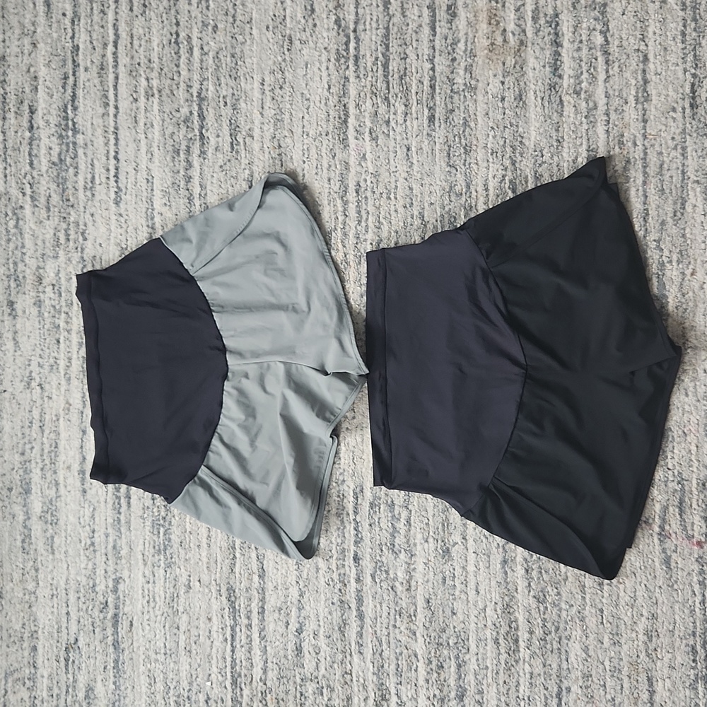 Maternity running shorts